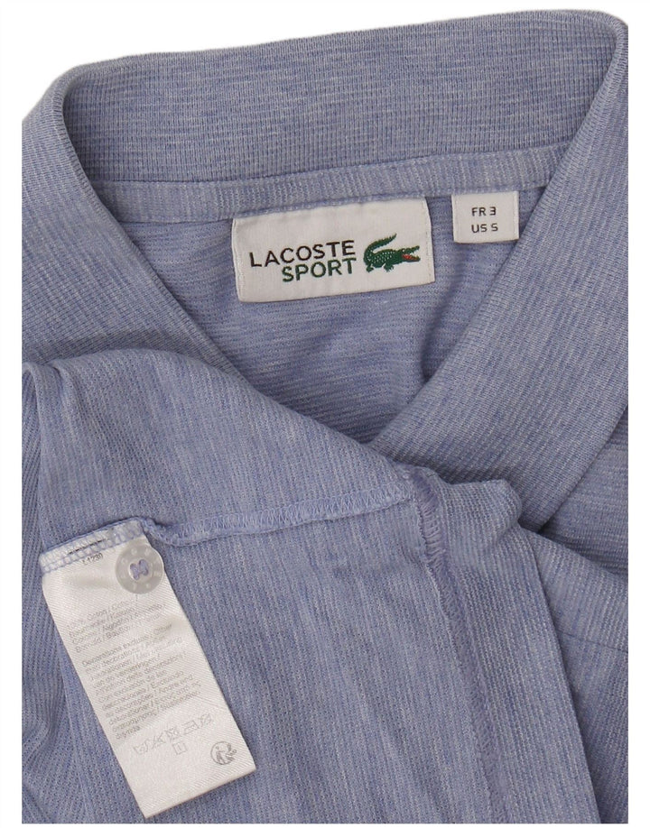 LACOSTE Herren-Poloshirt, Größe 3, klein, blaue Baumwolle