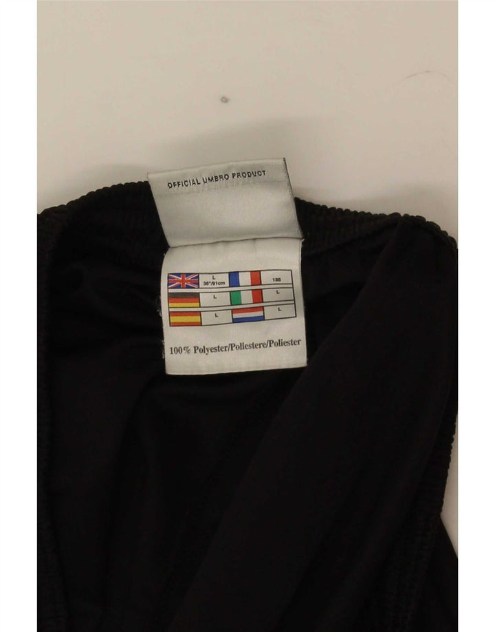 Umbro Herren-Sportshorts, groß, schwarzes Polyester