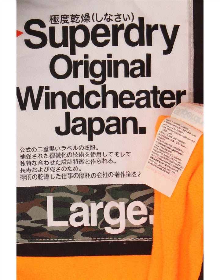 Superdry Damen The Windcheater Windjacke UK 16 Large Schwarz