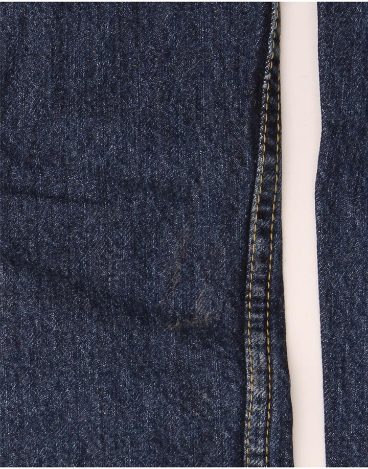 Lee Herren Straight Jeans W44 L27 Marineblaue Baumwolle