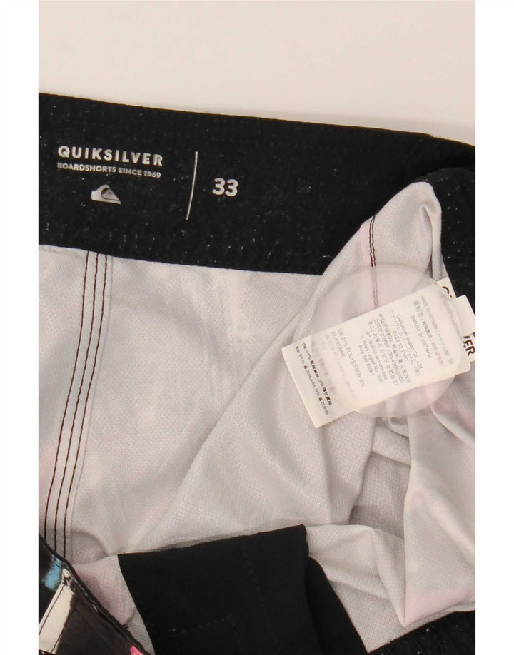 Quiksilver Herren-Badeshorts aus mittelgrauem Batik-Polyester