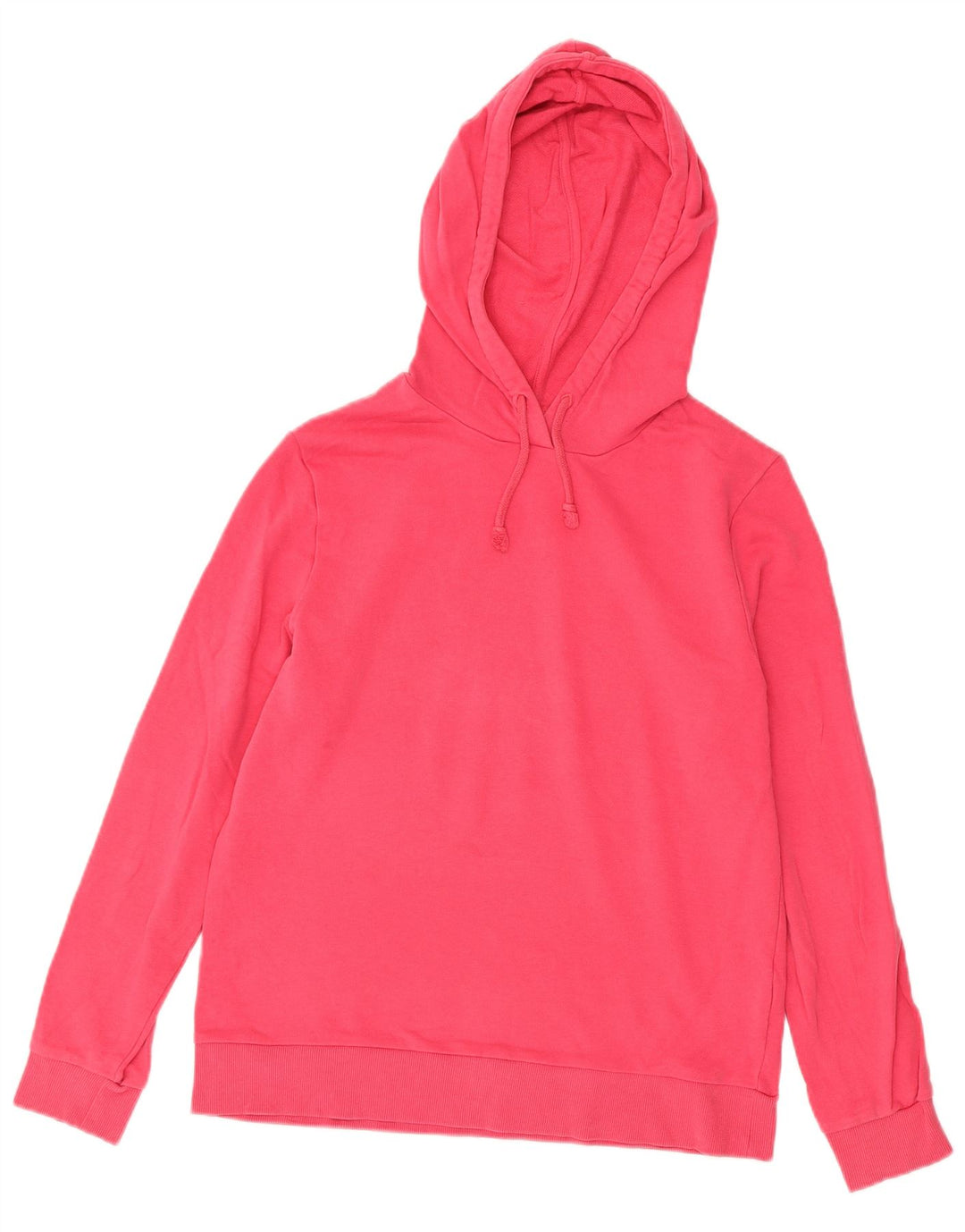 Marks & Spencer Damen Kapuzenpullover UK 12 Mittelrosa Baumwolle