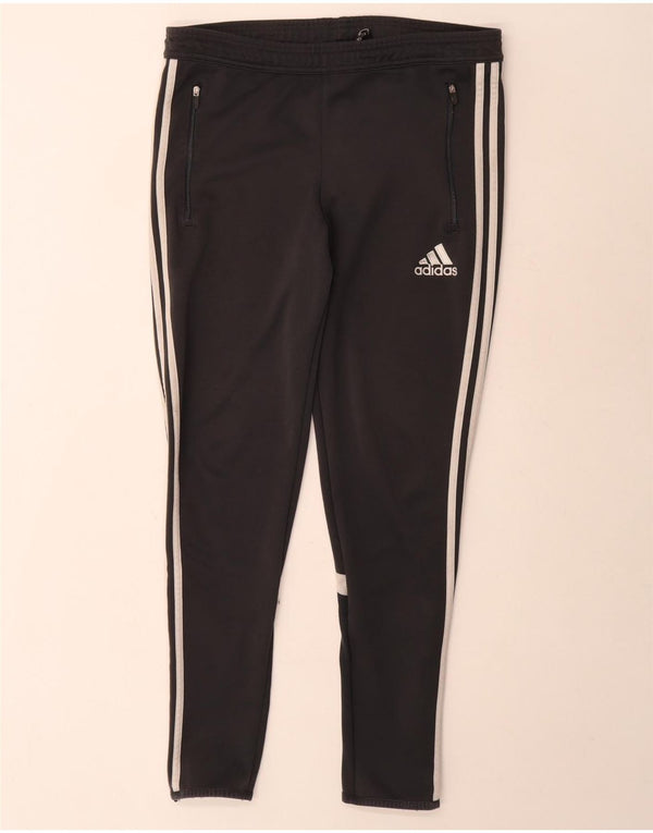 Adidas Herren Climalite-Trainingshose, Größe S, Schwarz, Farbblock-Polyester