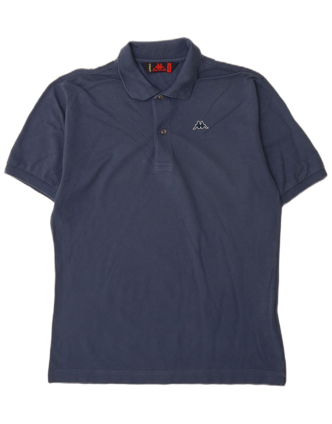 Kappa Herren-Poloshirt, mittelmarineblaue Baumwolle