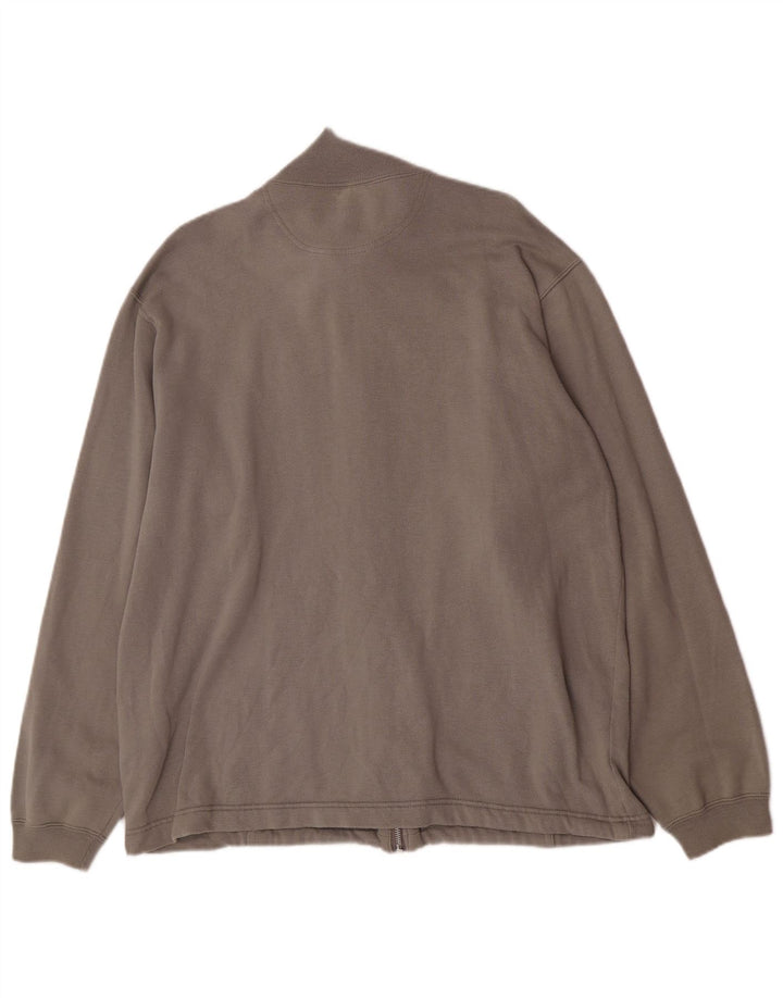 Champion Herren-Trainingsanzug-Top-Jacke, große graue Baumwolle