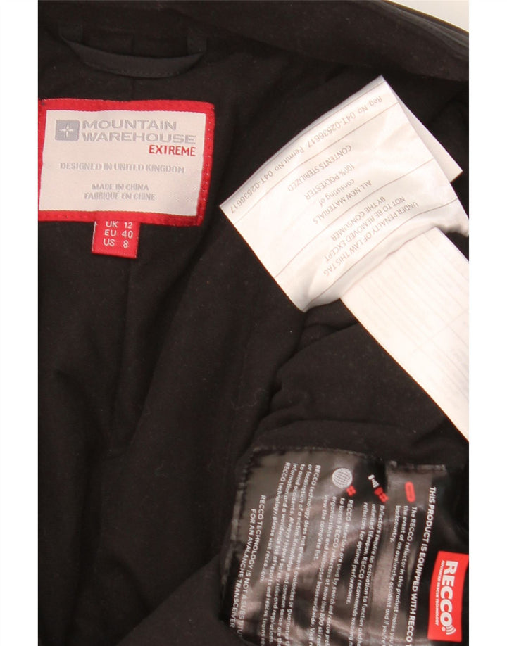 Mountain Warehouse Damen-Skihose UK 12 Mittelschwarzes Polyester