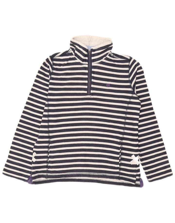 Crew Clothing Damen-Sweatshirt mit lockerer Passform, Gr. 10, Größe S, Blau, nautisch