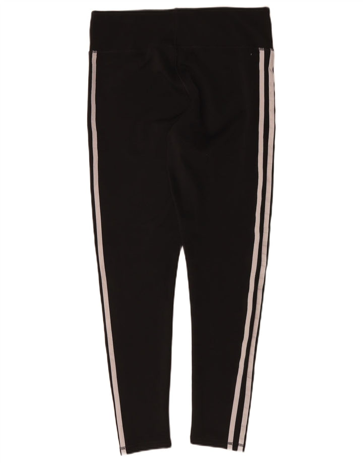 Adidas Damen Climalite Capri Leggings UK 12/14 Medium Schwarz