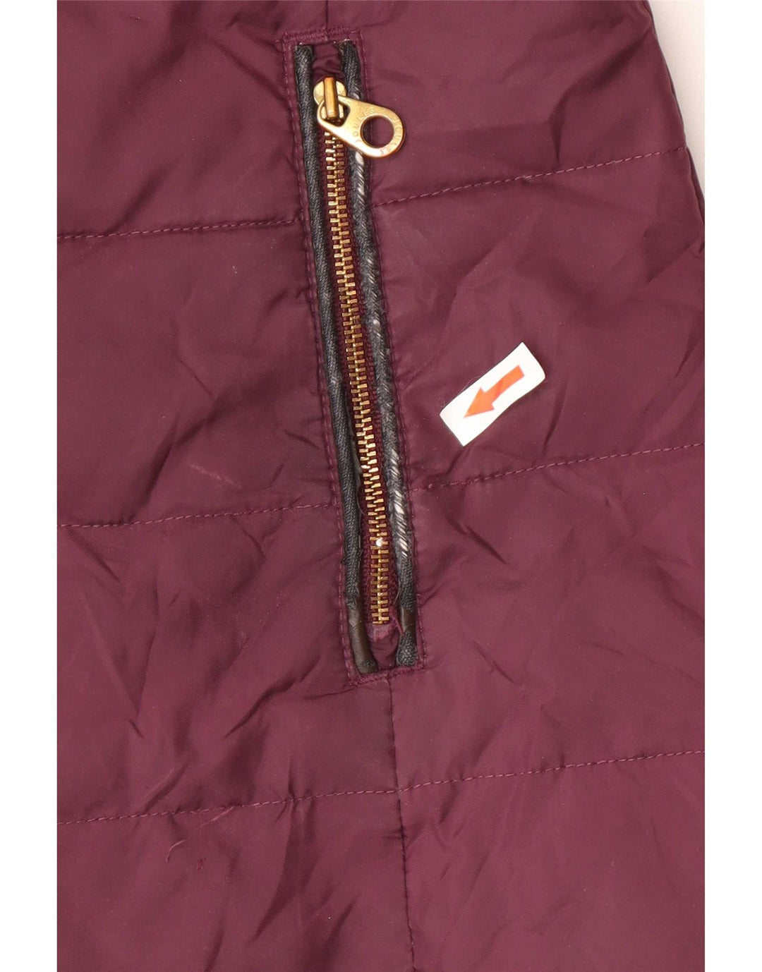 Joules Wattierter Damenmantel mit Kapuze, UK 8, Klein, Burgunderrot, Polyester
