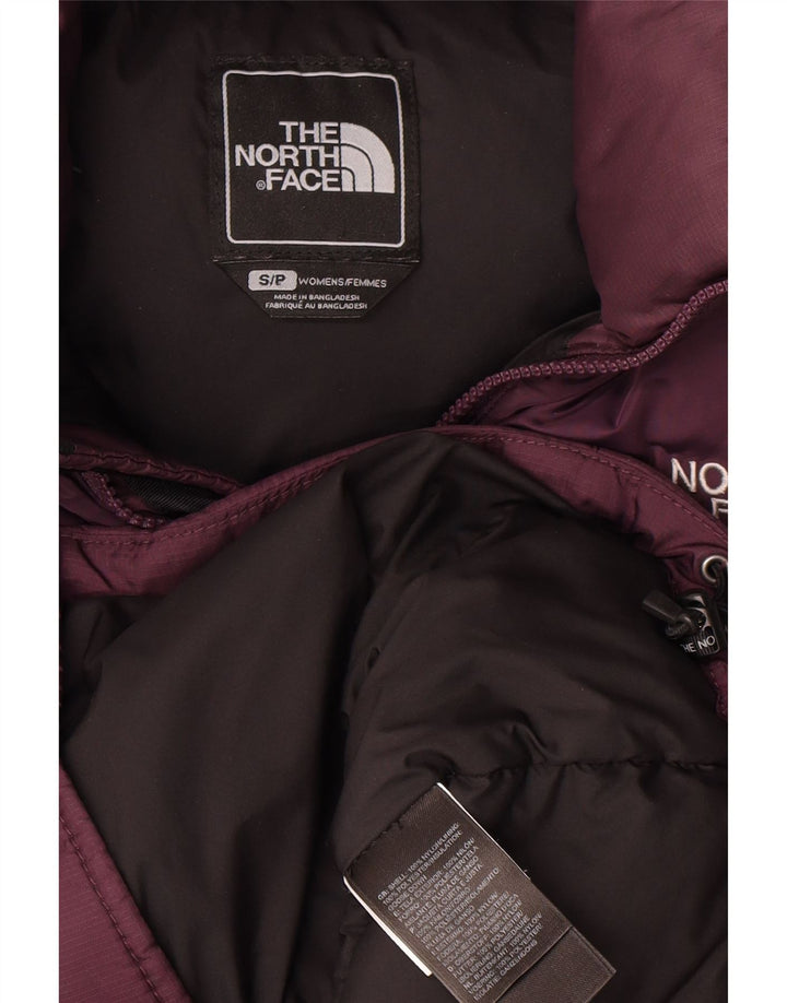 The North Face Damen Übergroße wattierte Weste UK 10 Small Burgunderrot Polyester