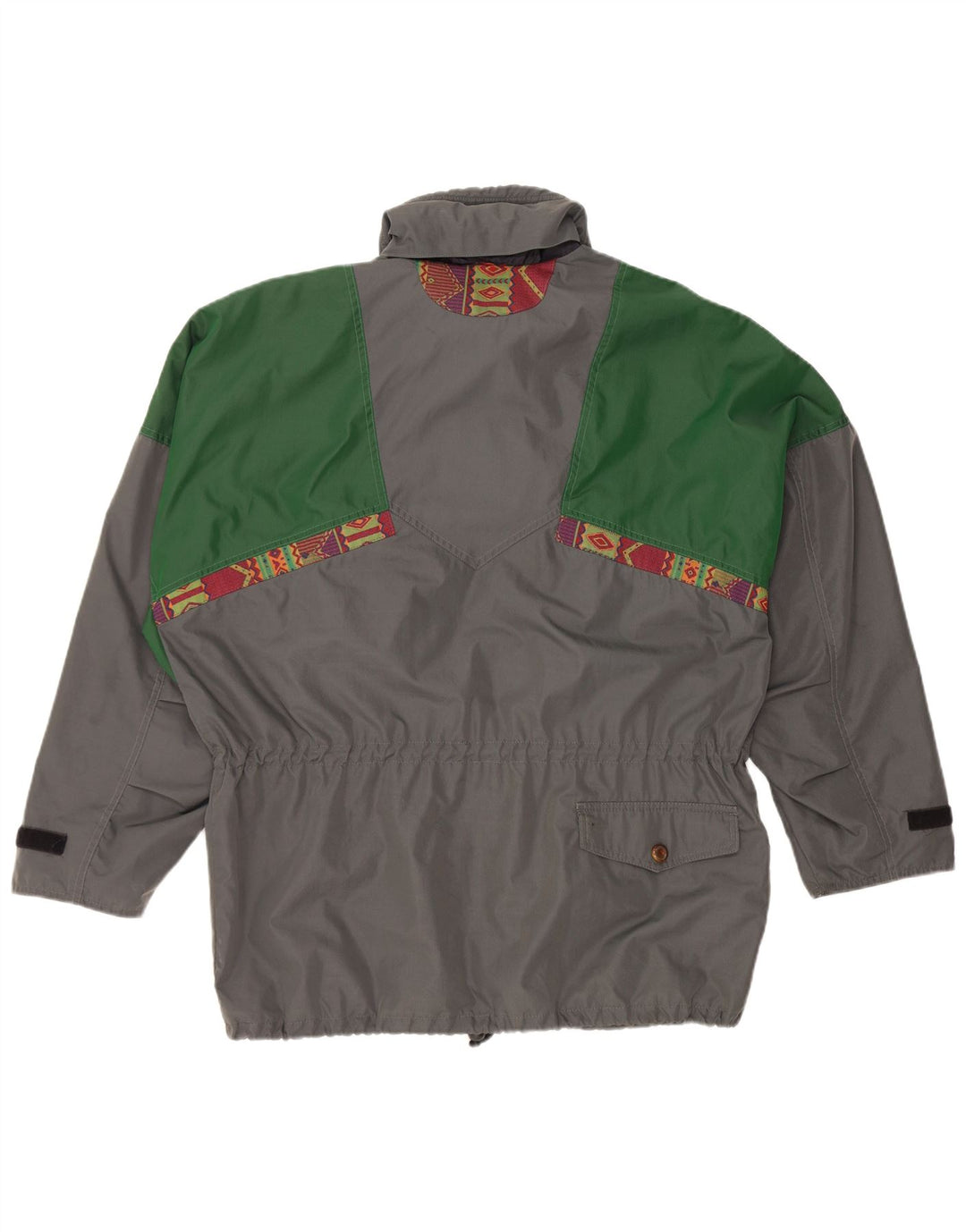 Vintage Herren Loose Fit Utility Jacke UK 38 Mittelgraues Polyamid