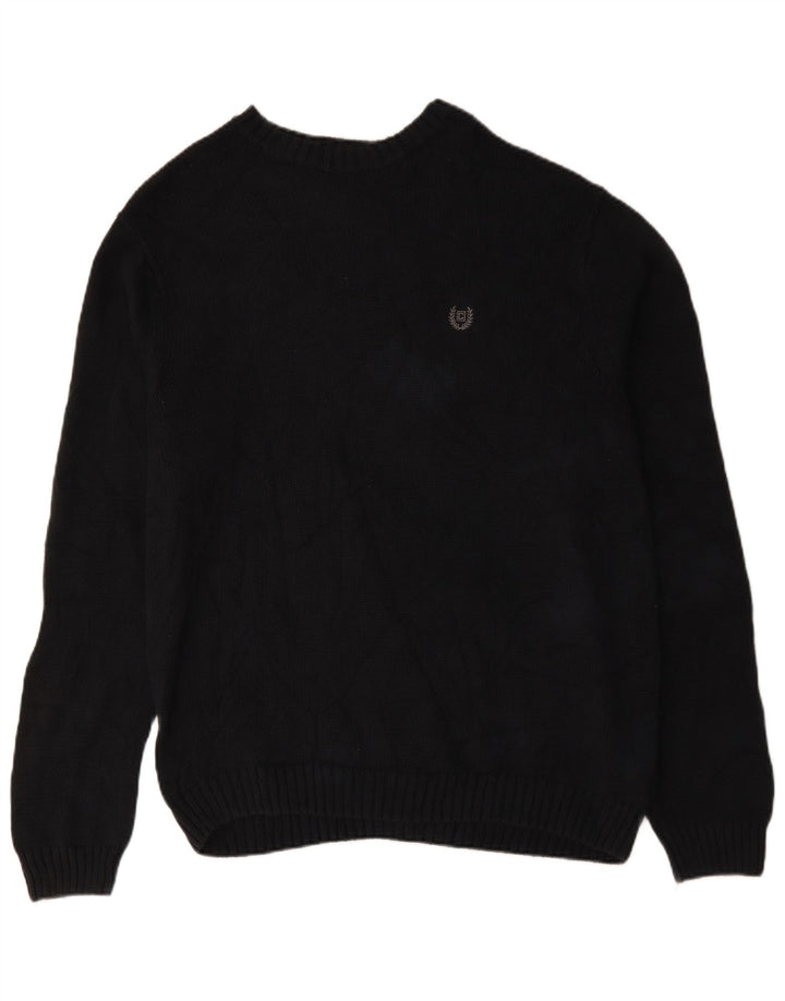 Chaps Herren-Pullover mit U-Boot-Ausschnitt, XL, marineblau, Baumwolle