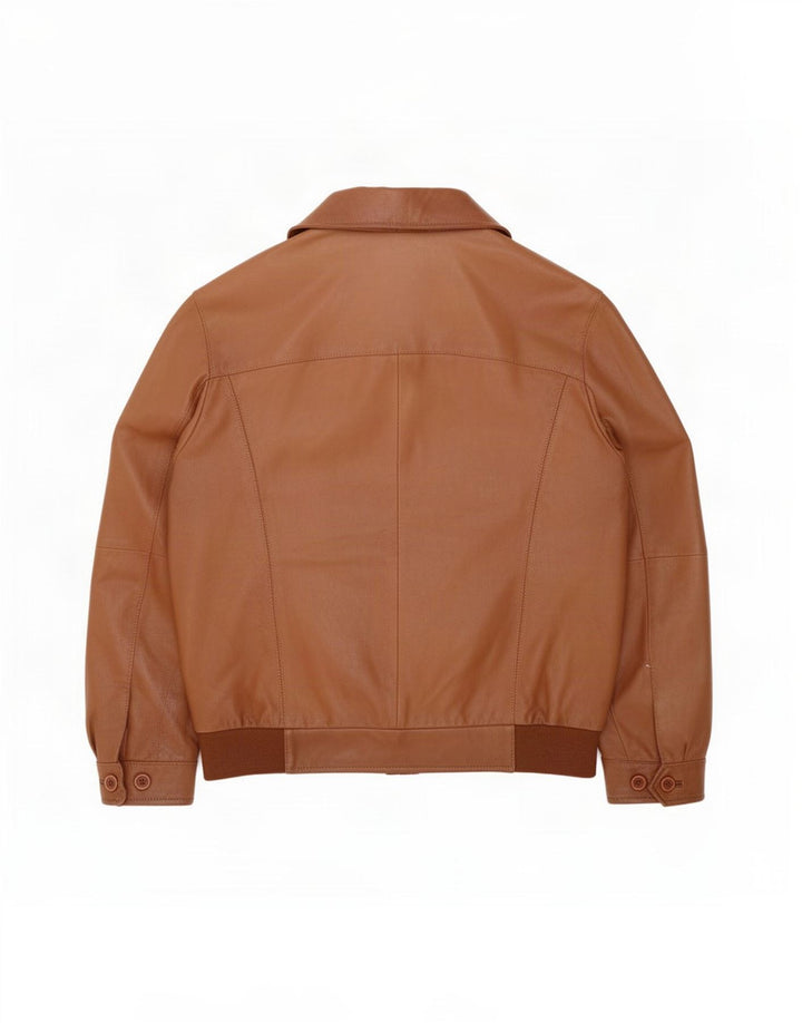 Bugatti Herren Bomber Lederjacke IT 50 Large Braun