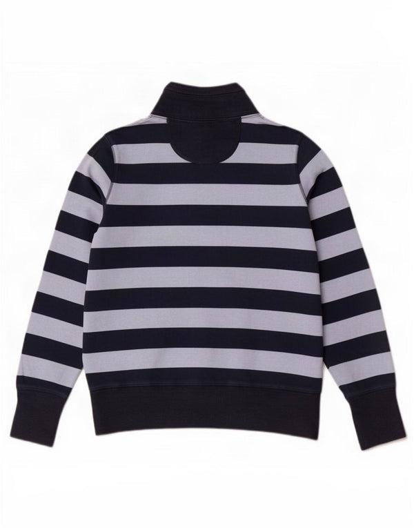 Marks & Spencer Damen Sweatshirt Pullover UK 14 Large Marineblau gestreift