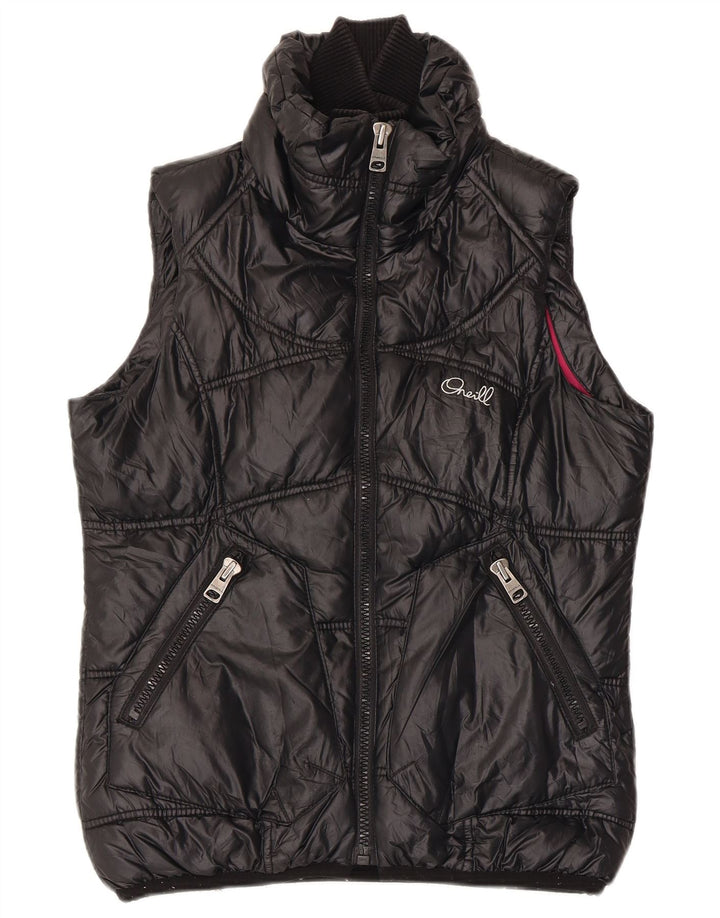 O'Neill Damen Wattierte Weste UK 10 Small Schwarz Polyester