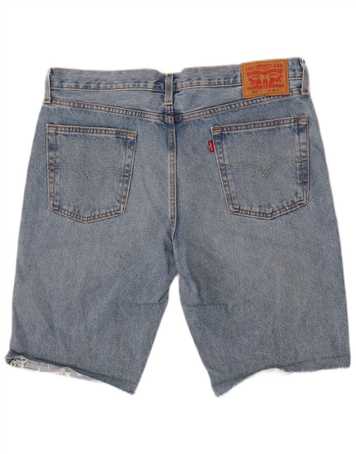 Levi's Herren 511 Denim Shorts W36 Große blaue Baumwolle
