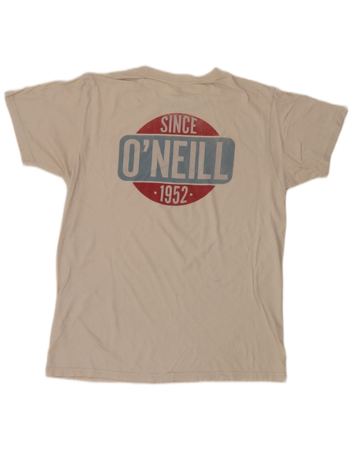 O'Neill Herren Modern Fit Graphic T-Shirt Top aus mittelweißer Baumwolle