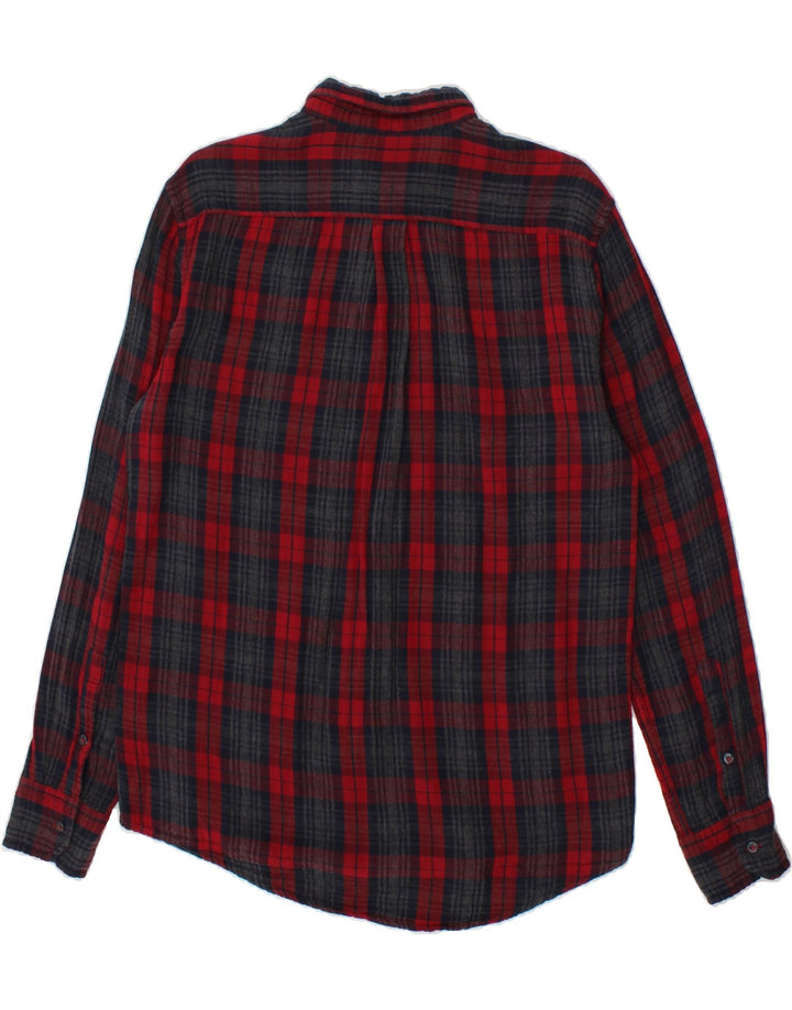 DACK'S Mens Regular Fit Shirt Medium Red Check Vintage Dack's and Second-Hand Dack's from Messina Hembry 