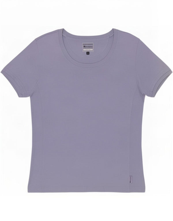Champion Damen Easy Fit T-Shirt Top UK 18 XL Lila Baumwolle