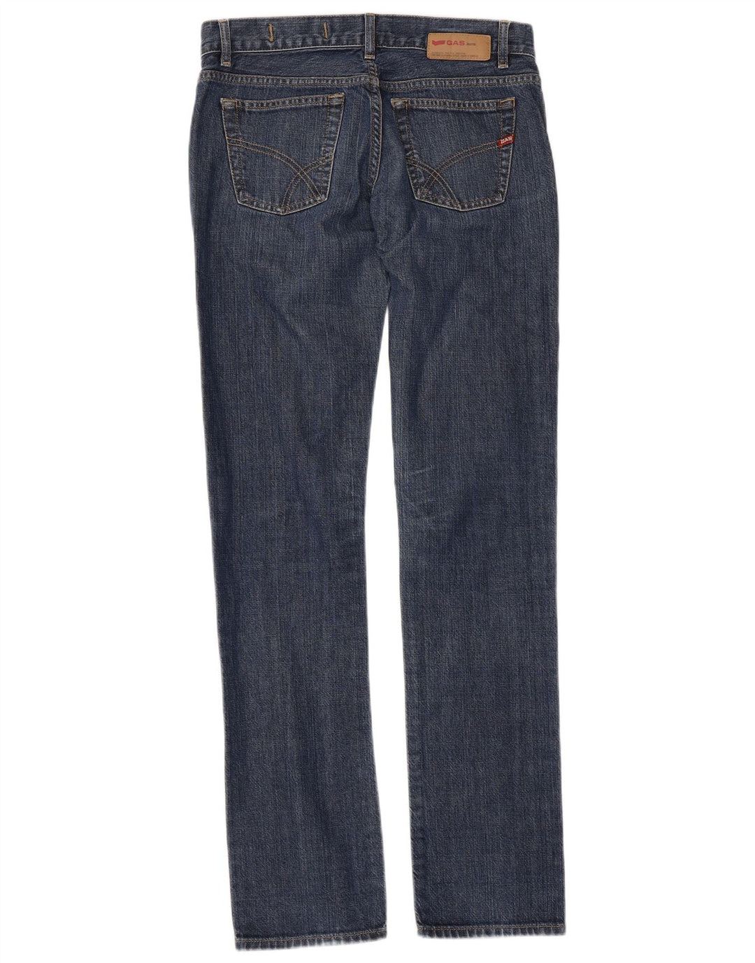 GAS Damen Slim Jeans W28 L34 Blaue Baumwolle
