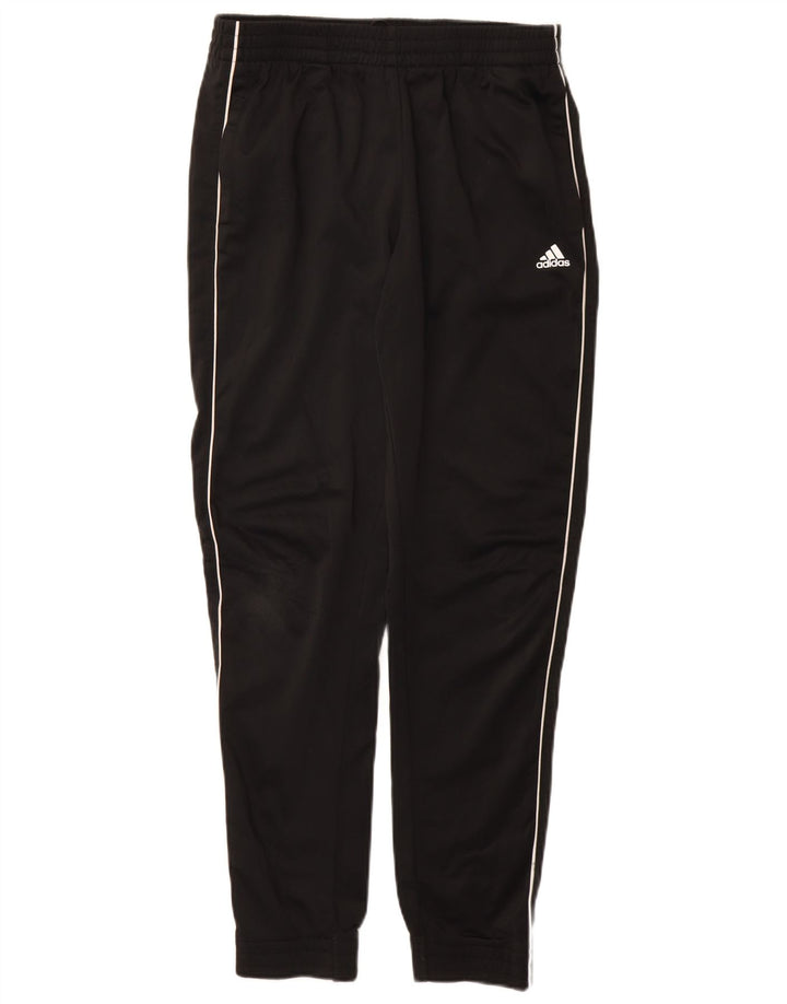 Adidas Jungen-Trainingshose, Jogginghose, 13–14 Jahre, schwarzes Polyester
