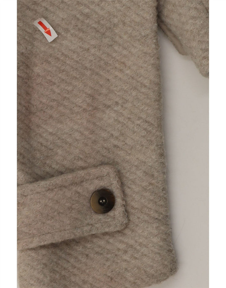 ZARA Damen Bomberjacke UK 14 Medium Beige