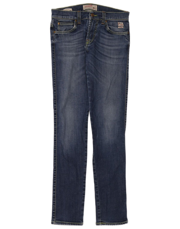 Roy Rogers Damen Slim Jeans W30 L34 Blaue Baumwolle