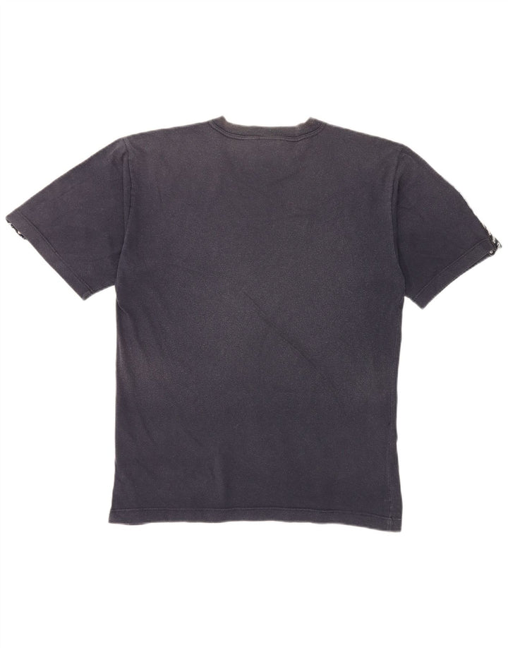 Asics Herren Grafik-T-Shirt-Oberteil aus Baumwolle in mittlerem Marineblau