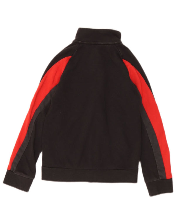 Adidas Jungen Grafik-Trainingsanzug-Top-Jacke, 7–8 Jahre, XS, Schwarz, Farbblock