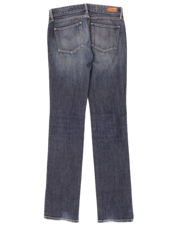 Levi's Damen Demi Curve Straight Jeans W25 L34 Blaue Baumwolle