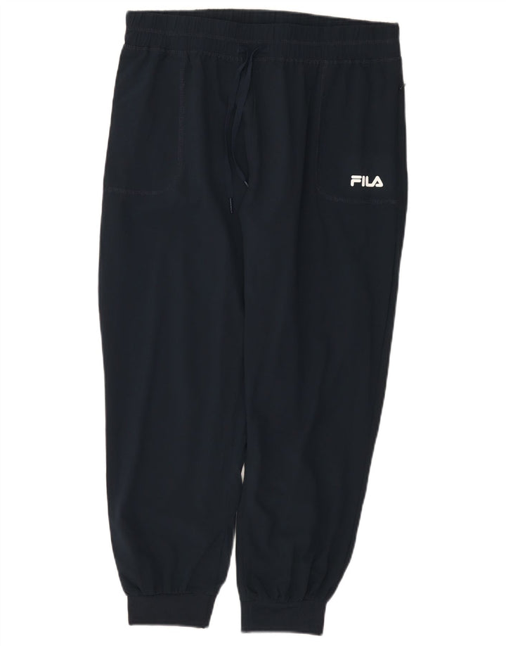 Fila Damen Trainingshose Jogger UK 12 Medium Marineblau Polyester