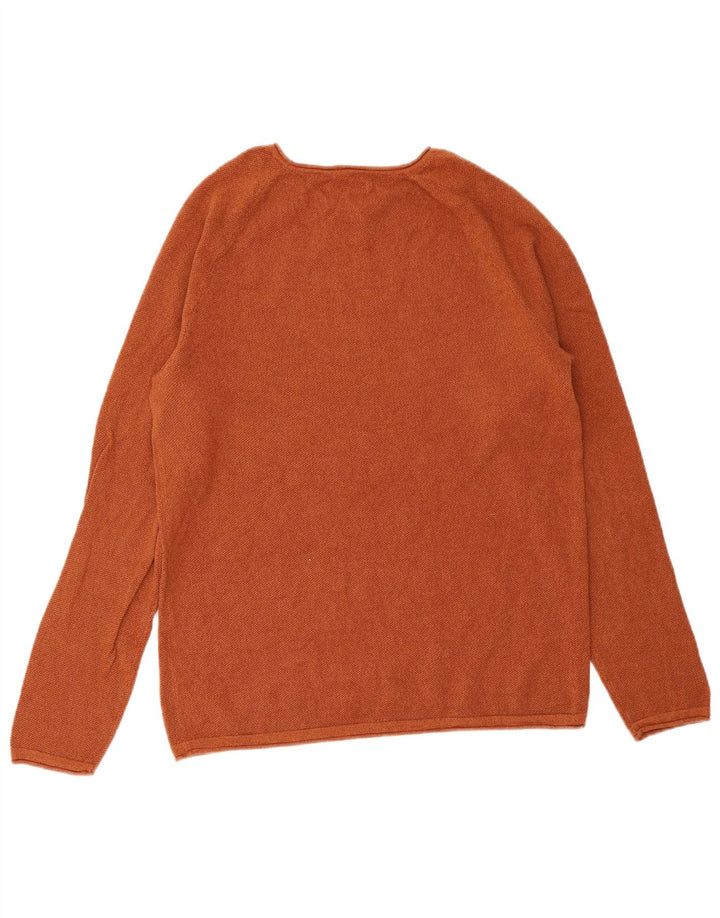 Jack & Jones Herren-Pullover mit U-Boot-Ausschnitt, XL, Braun