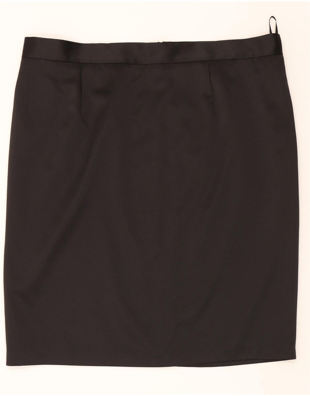 ANN HARVEY Damen gerader Rock UK 22 2XL W44 Schwarz Polyester