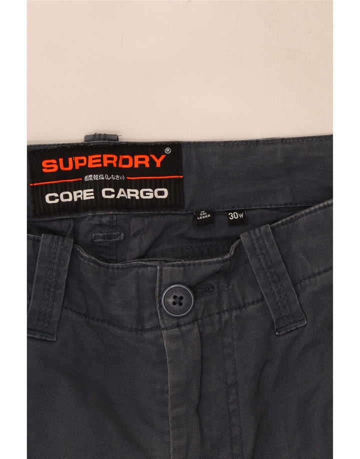 Superdry Herren Cargoshorts Medium W30 Graue Baumwolle Produktbeschreibung Etikettengröße:  Marke: