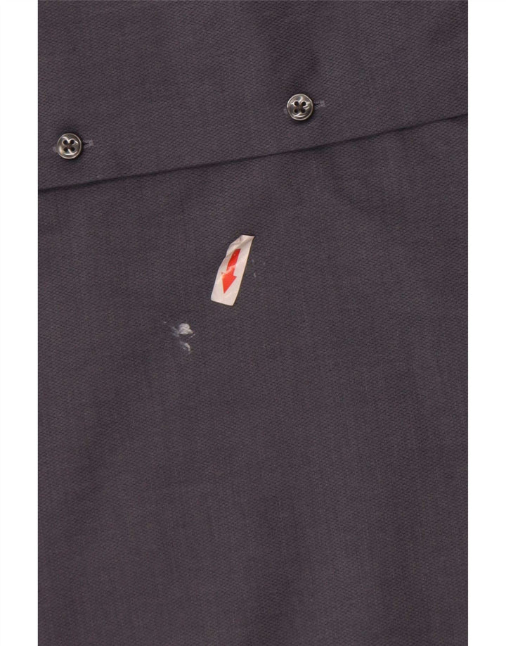 Calvin Klein Herren-Hemd mit normaler Passform, Größe 16, groß, Grau