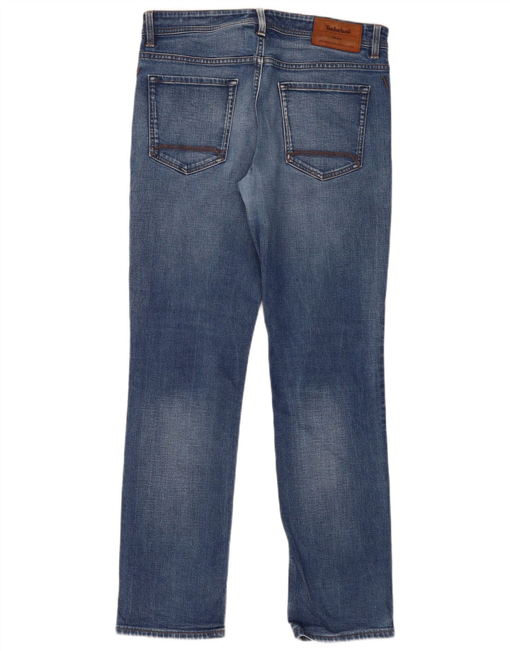 Timberland Herren Slim Jeans W34 L34 Blaue Baumwolle