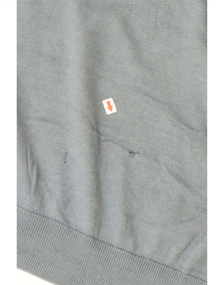 Marks & Spencer Herren-Pullover mit Rollkragen, XL, Blau, Modal