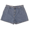 Zara Damen Jeansshorts Medium W30 Blaue Baumwolle