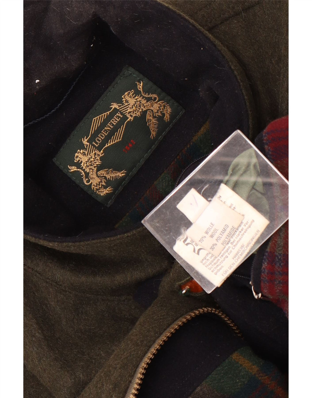 LODENFREY Herren Utility Jacke IT 50 Große grüne Wolle