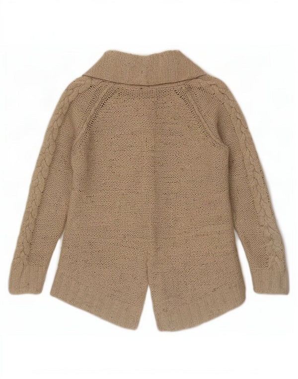 Offener Cardigan für Damen von Zara, Gr. 10, Größe S, Beige, Nylon