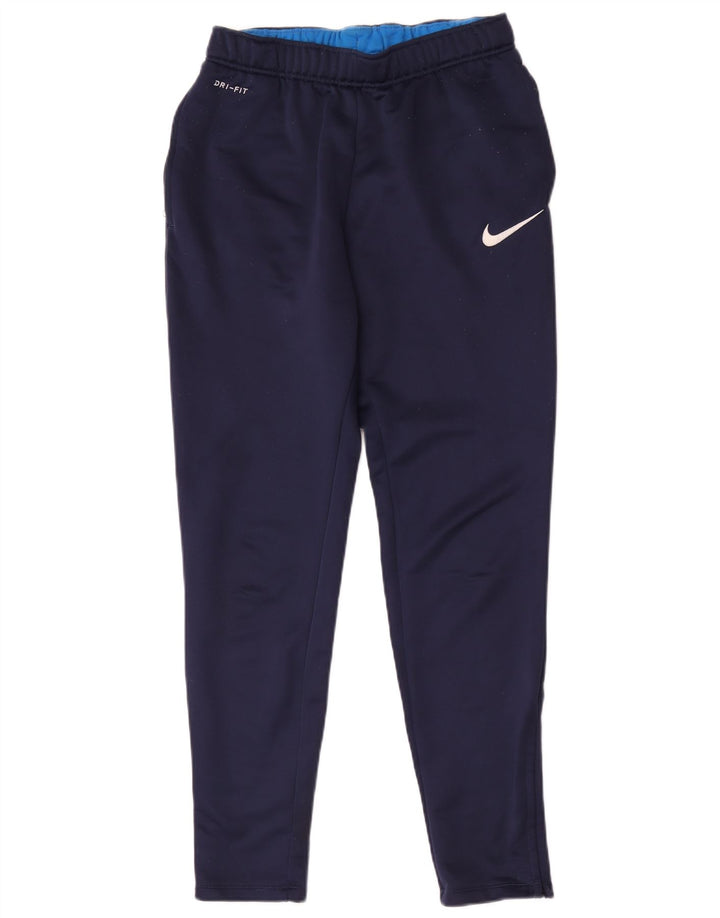 Nike Herren Dri Fit Trainingshose Mittelblaues Polyester
