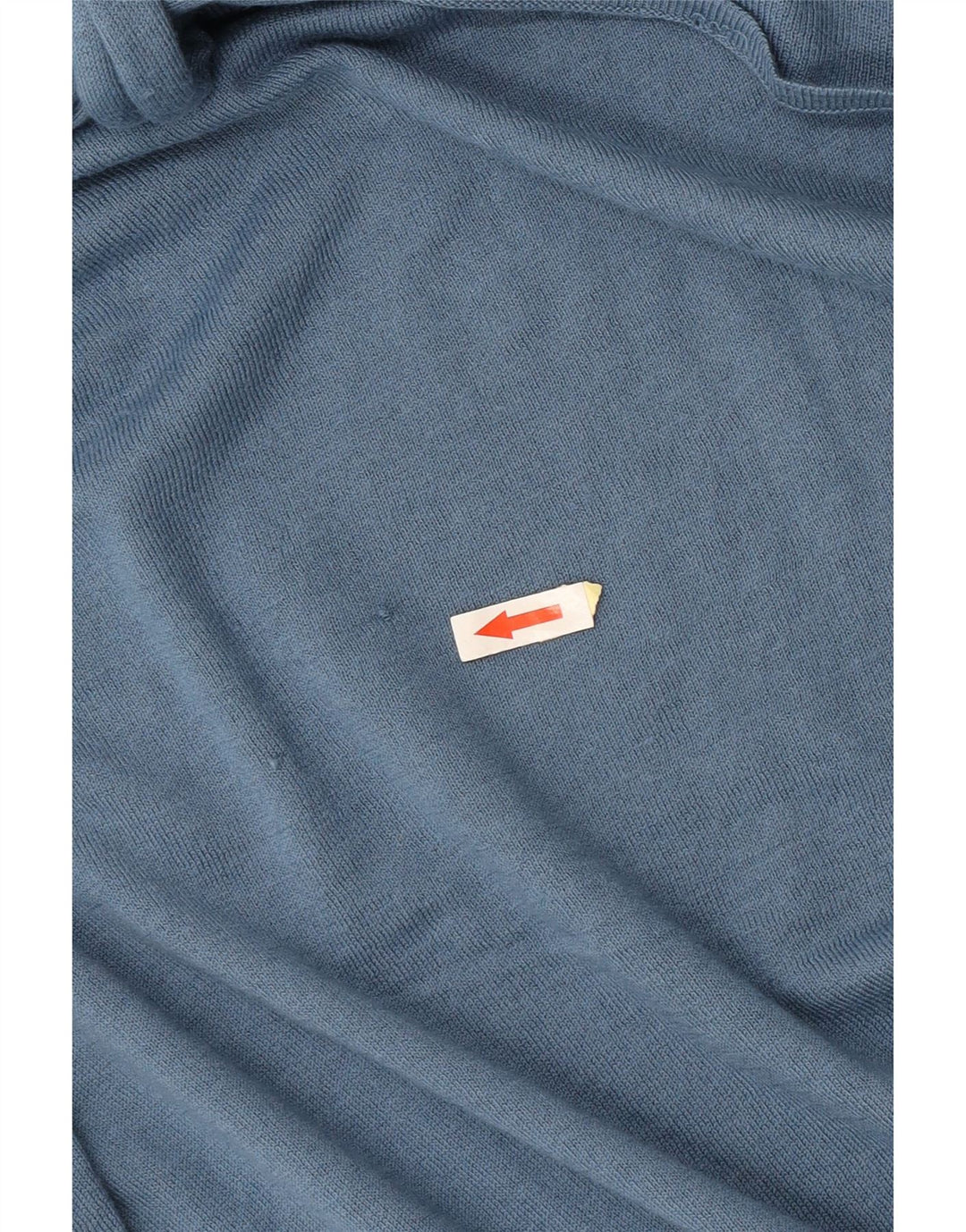 Zara Damen-Pulloverkleid mit vorderer Bindung, langärmelig, Gr. 10, Größe S, Blau, Polyester