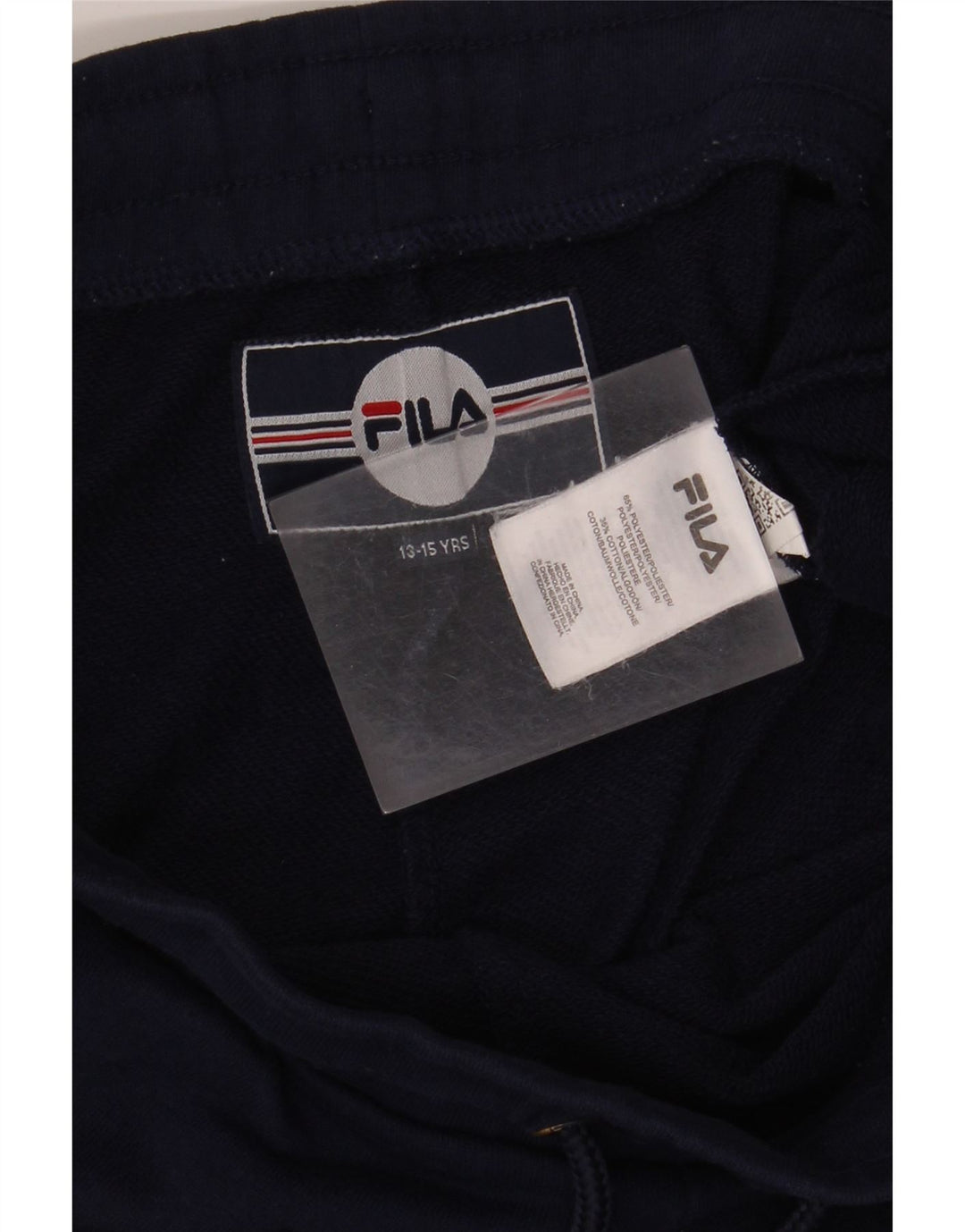FILA Grafik-Sportshorts für Jungen, 13–14 Jahre, marineblaues Polyester