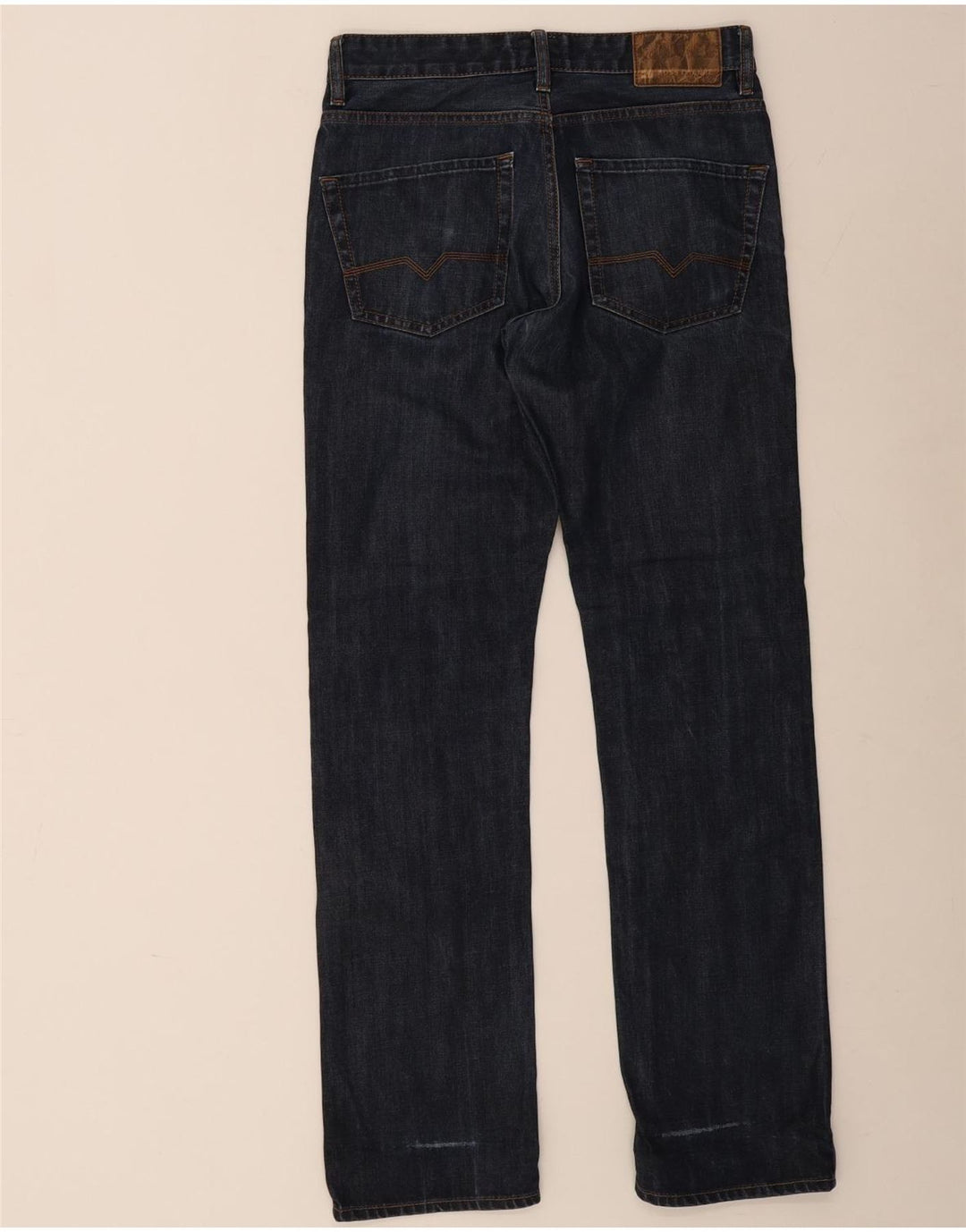 Hugo Boss Herren Slim Jeans W31 L34 Marineblaue Baumwolle