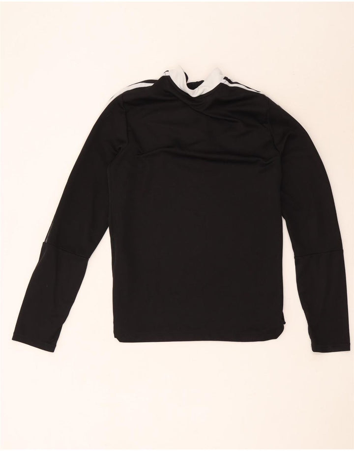 Adidas Jungen Aeroready Zip Neck Pullover Trainingsanzug Top 13-14 Jahre Schwarz