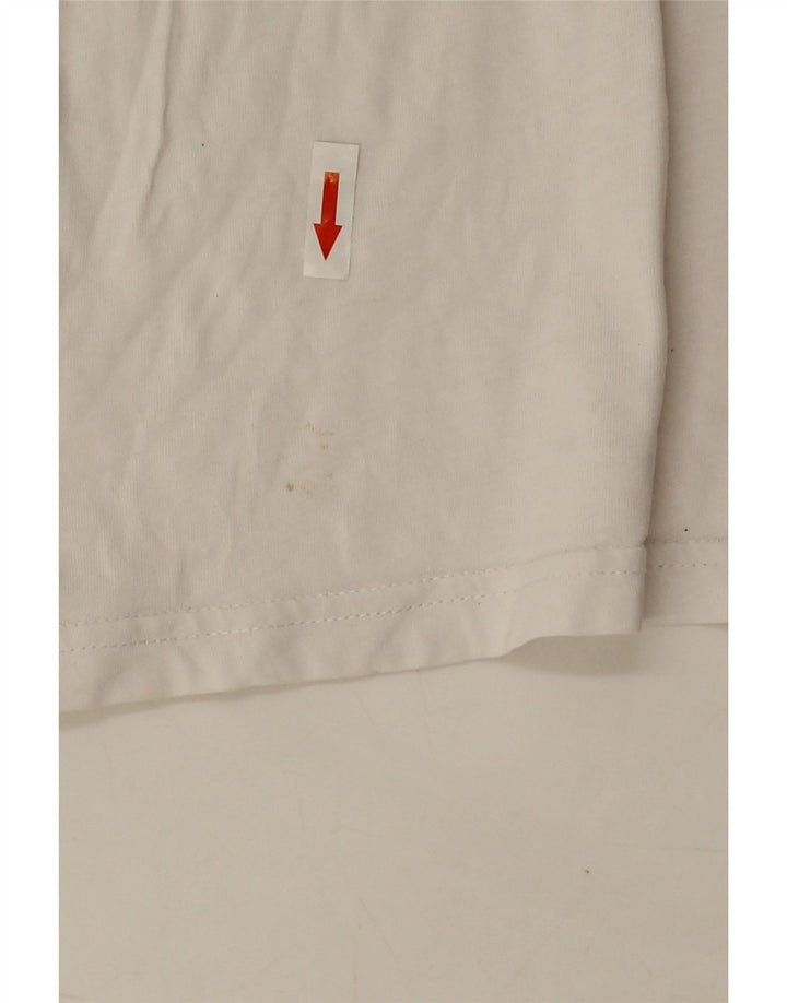Vans Herren-T-Shirt mit klassischer Passform, Grafik, Größe L, aus weißer Baumwolle