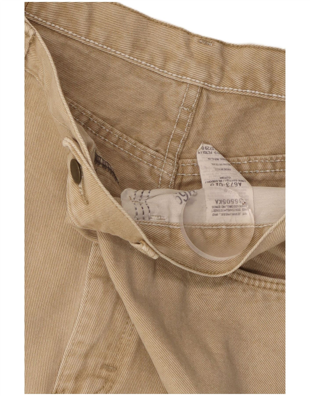 WRANGLER Herren Jeansshorts W38 XL Beige Baumwolle
