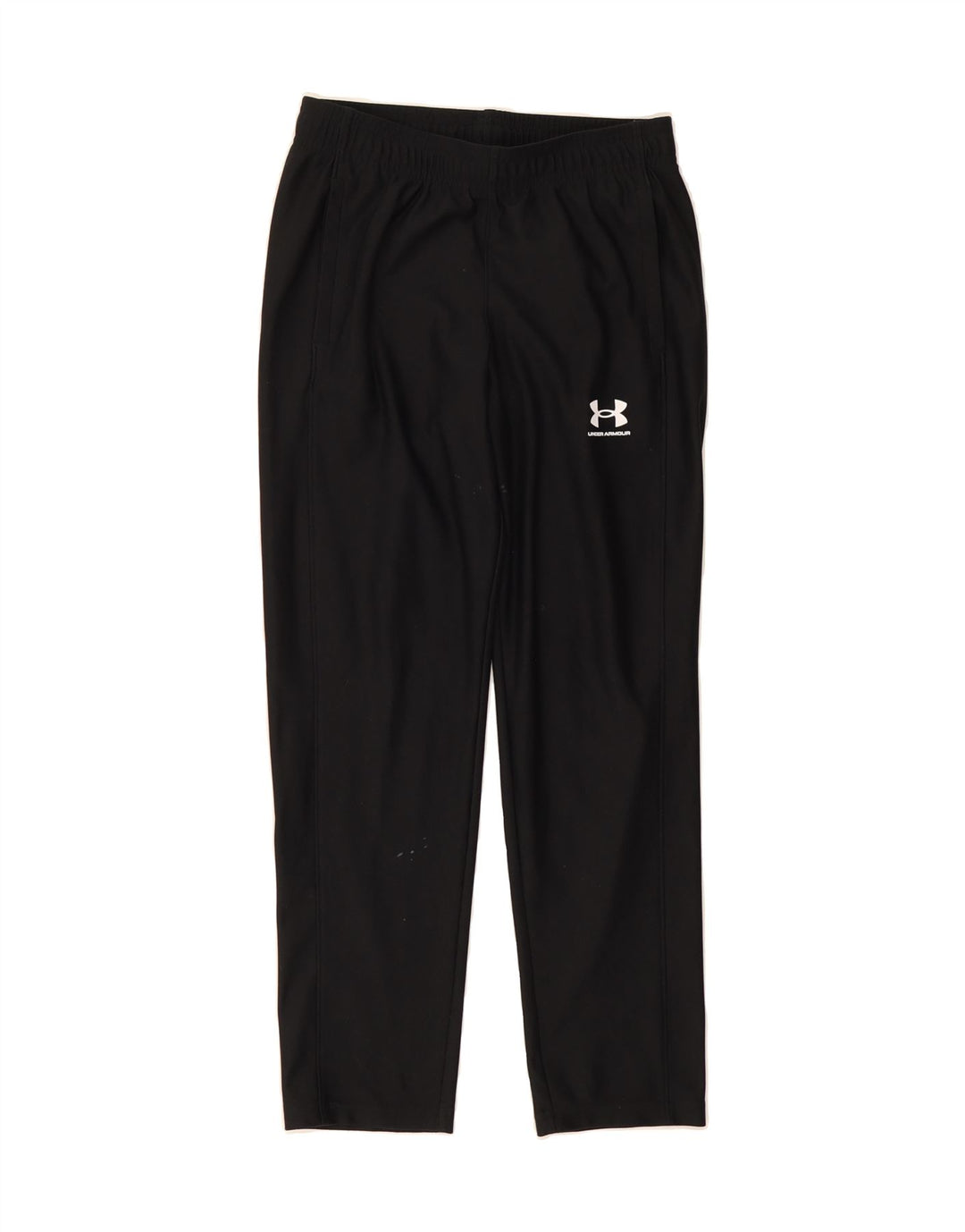 UNDER ARMOUR Girls Tracksuit Trousers 9-10 Years Medium Black Polyester Vintage Under Armour and Second-Hand Under Armour from Messina Hembry 