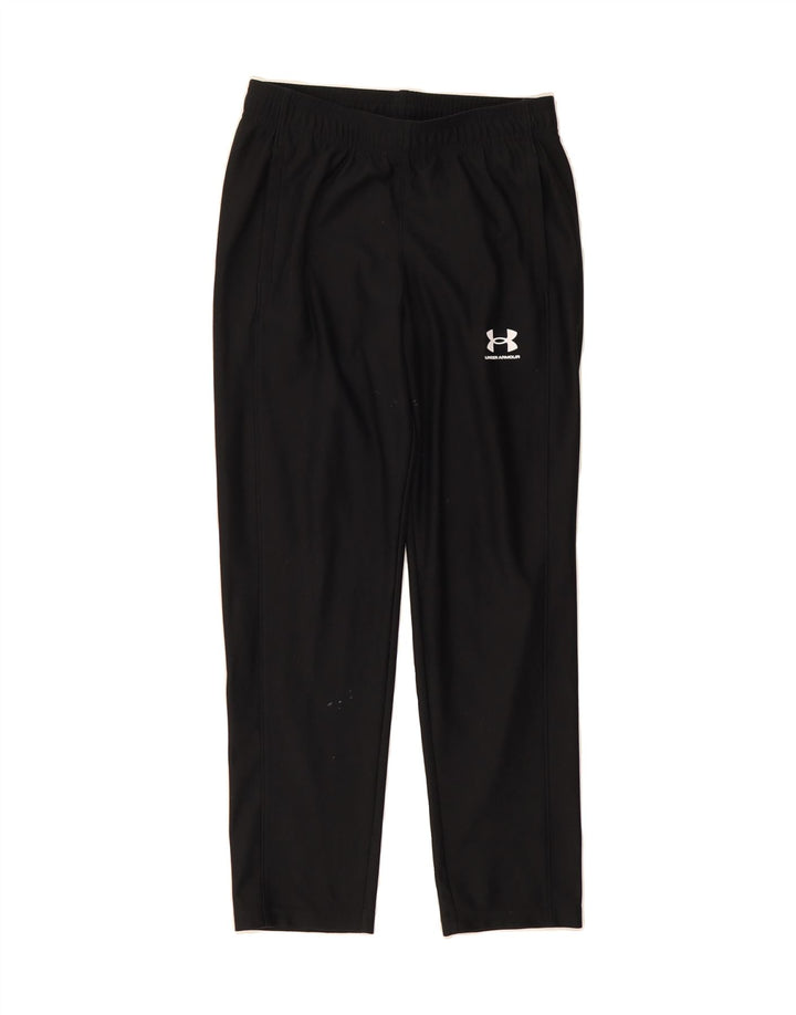 UNDER ARMOUR Girls Tracksuit Trousers 9-10 Years Medium Black Polyester Vintage Under Armour and Second-Hand Under Armour from Messina Hembry 