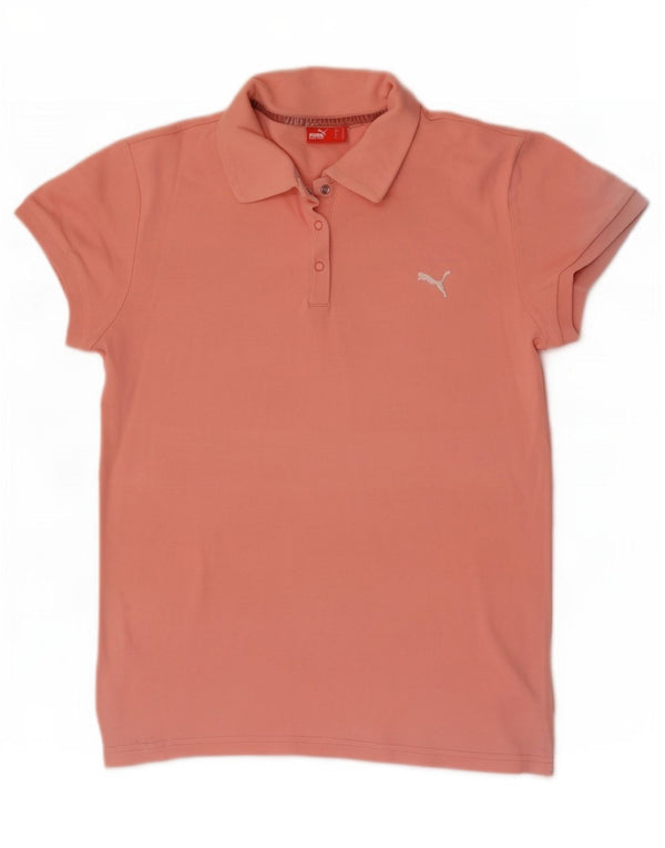 Puma Damen Poloshirt UK 14 Large Pink
